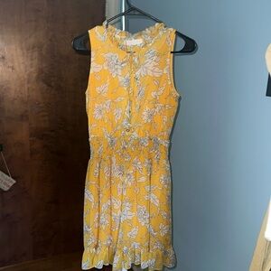 floral yellow dress